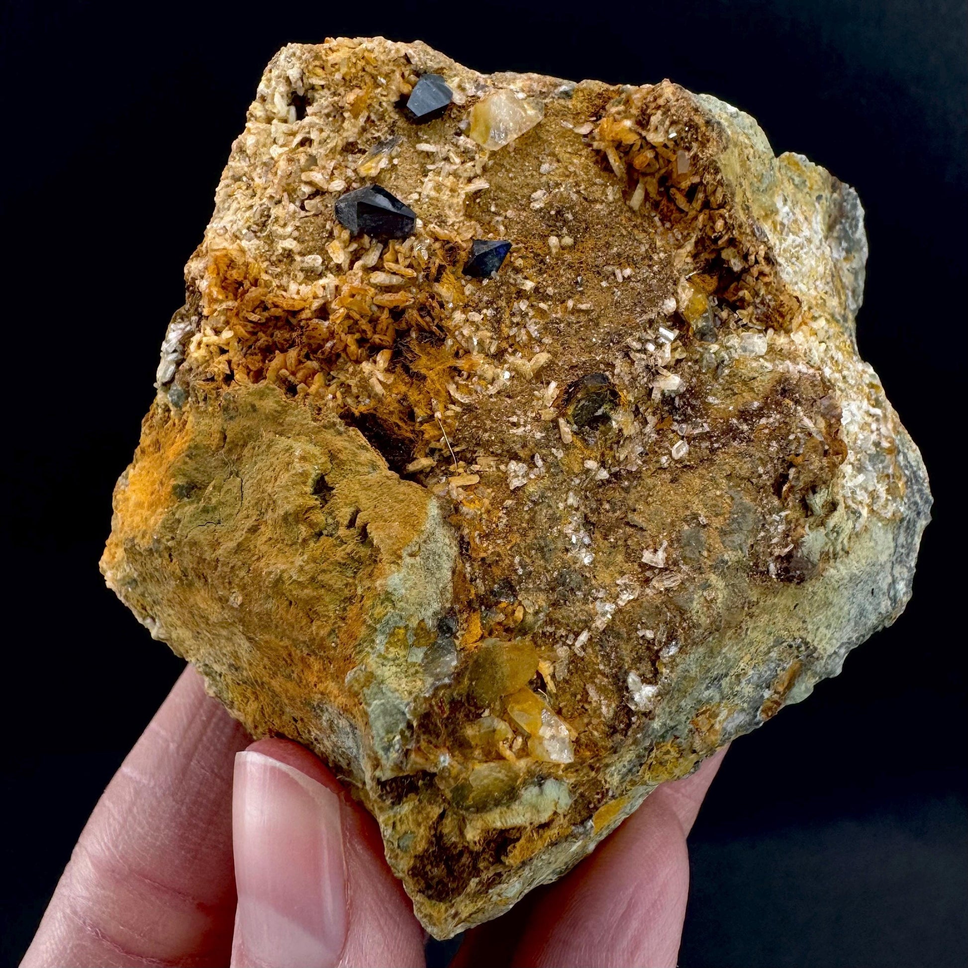 Anatase on Matrix | Metallic Crystal, Rare Mineral Specimen