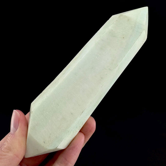 Smithsonite Crystal Point | Polished Blue Tower