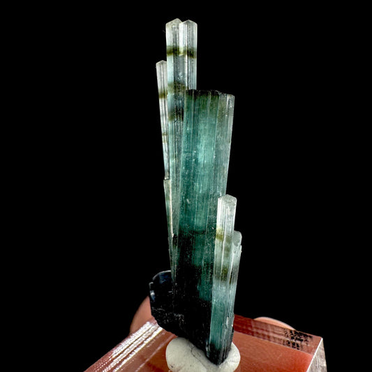 Indicolite Tourmaline Crystal | Natural Blue-Green Mineral Specimen from Pakistan