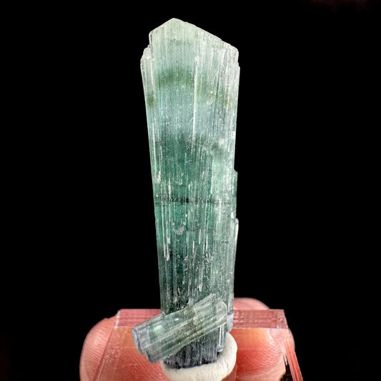 Indicolite Tourmaline Crystal | Natural Blue-Green Mineral Specimen from Pakistan