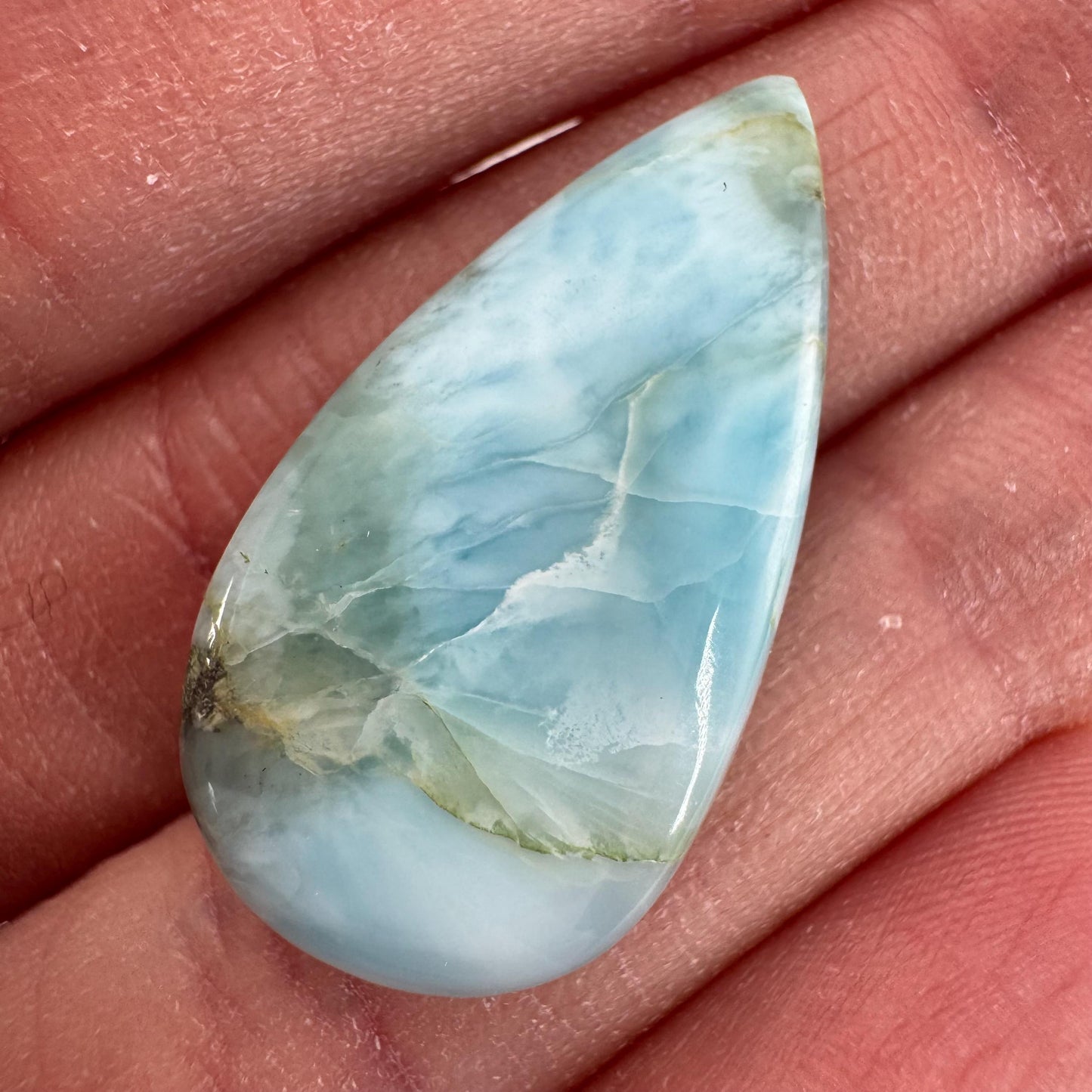 Larimar Cabochon | Natural Blue Gemstone