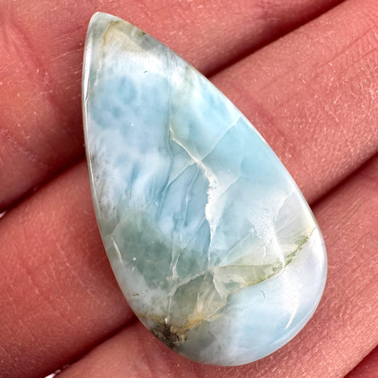 Larimar Cabochon | Natural Blue Gemstone