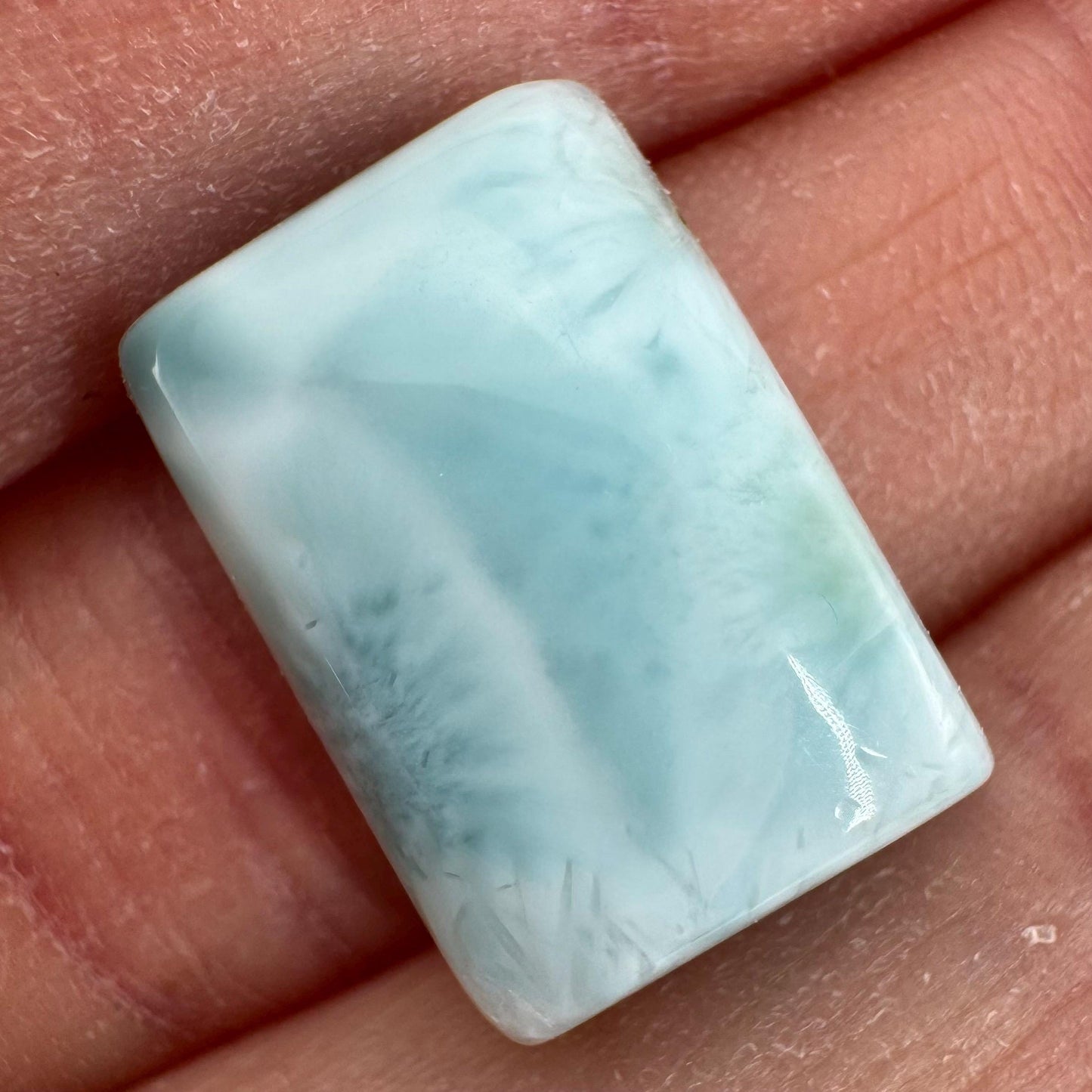 Larimar Cabochon | Natural Blue Gemstone