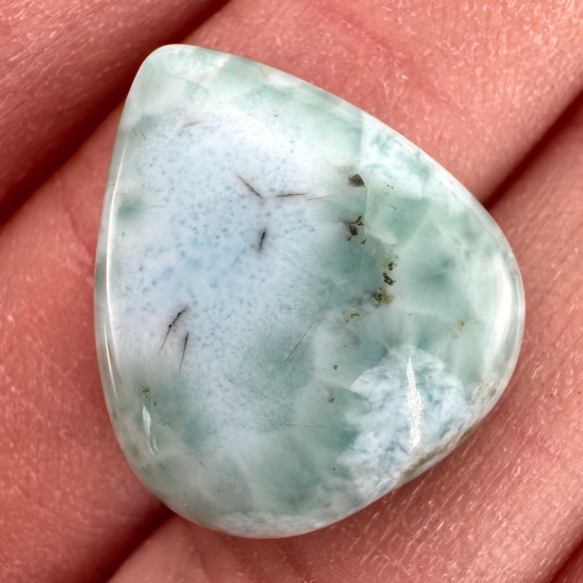 Larimar Cabochon | Natural Blue Gemstone