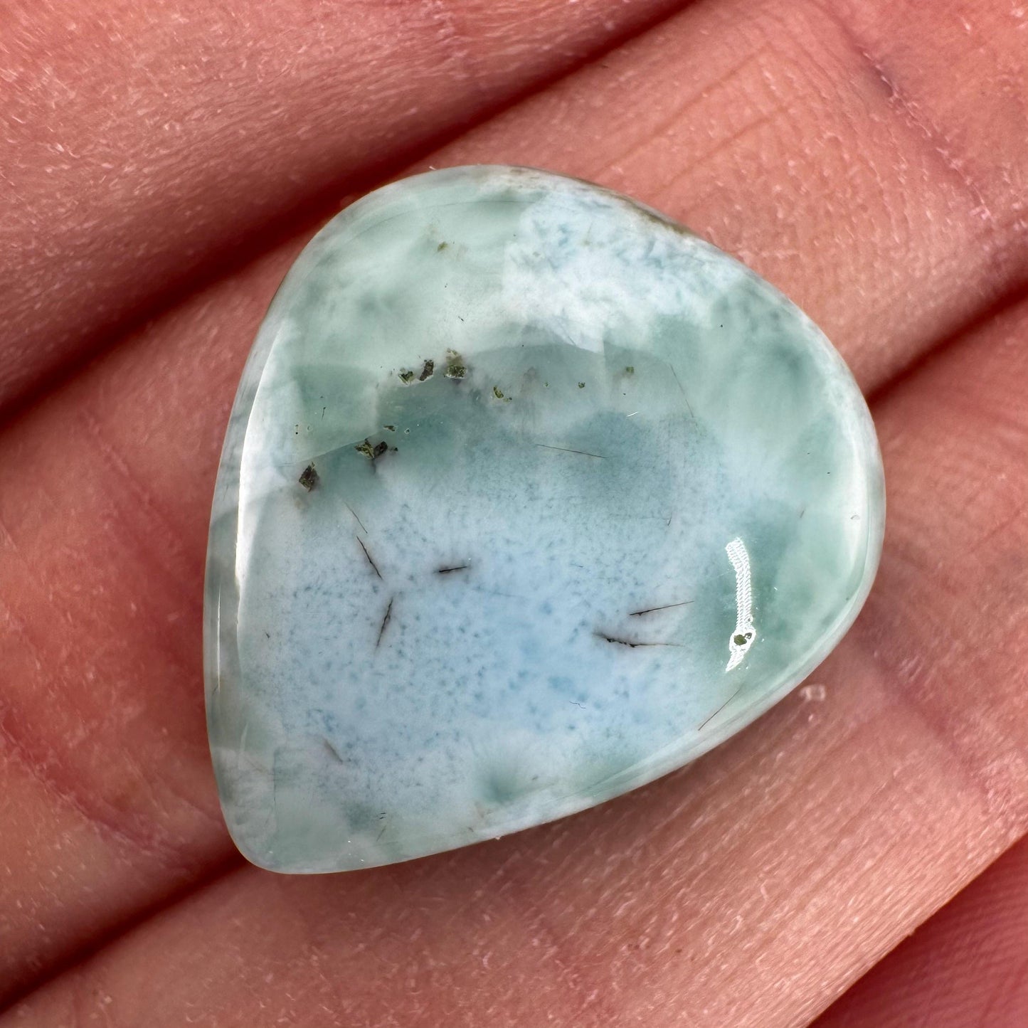 Larimar Cabochon | Natural Blue Gemstone