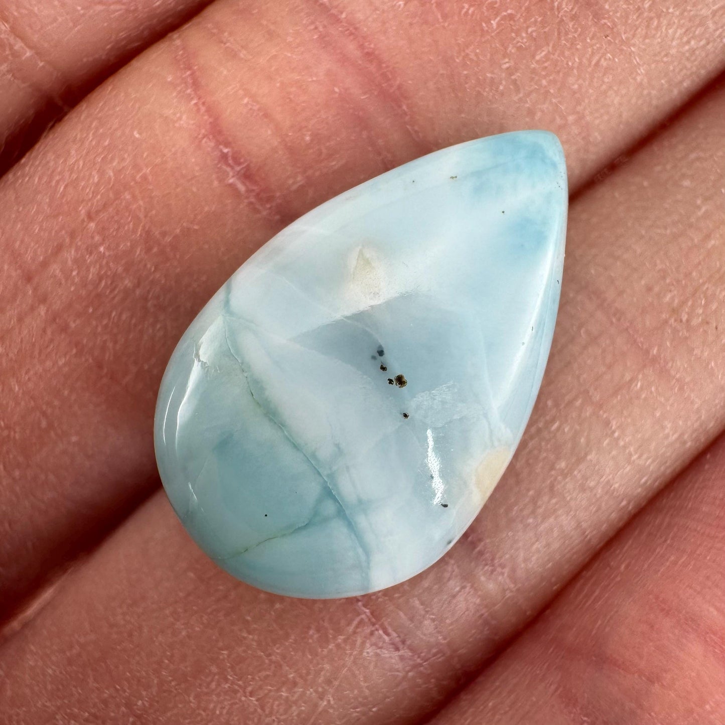 Larimar Cabochon | Natural Blue Gemstone