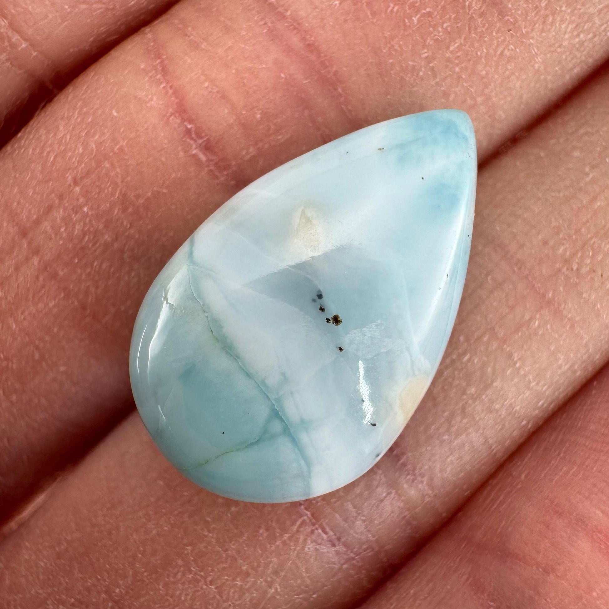 Larimar Cabochon | Natural Blue Gemstone