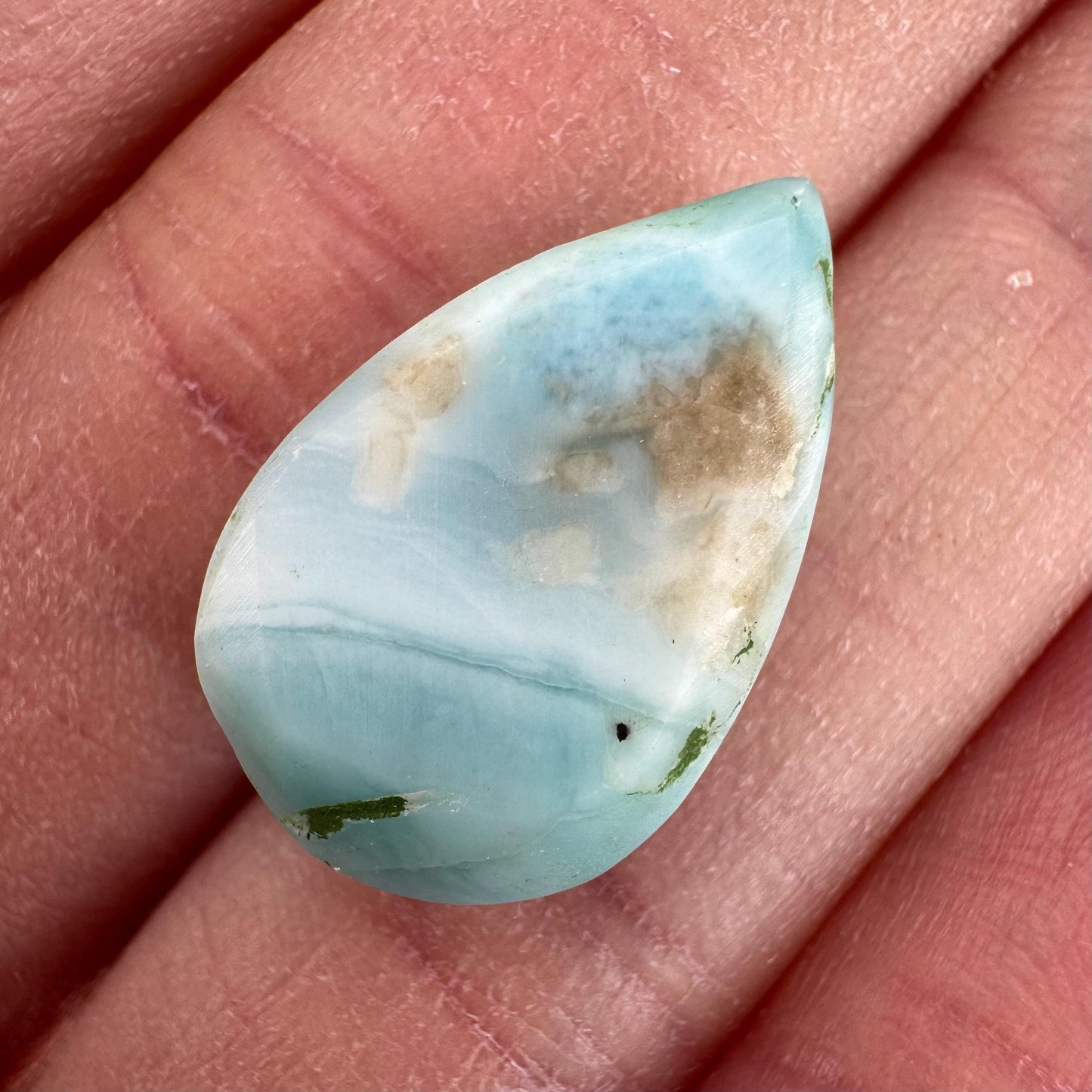 Larimar Cabochon | Natural Blue Gemstone