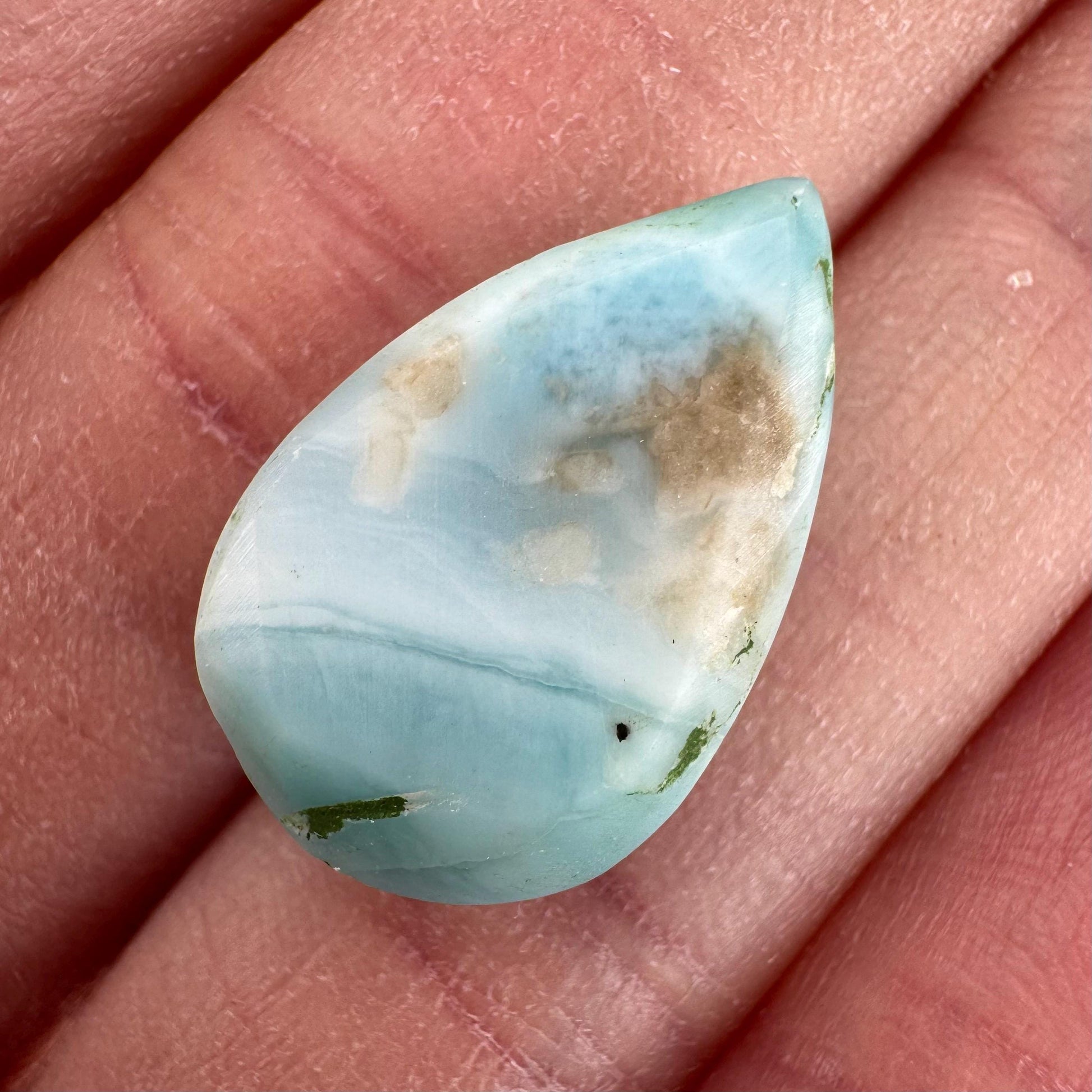 Larimar Cabochon | Natural Blue Gemstone