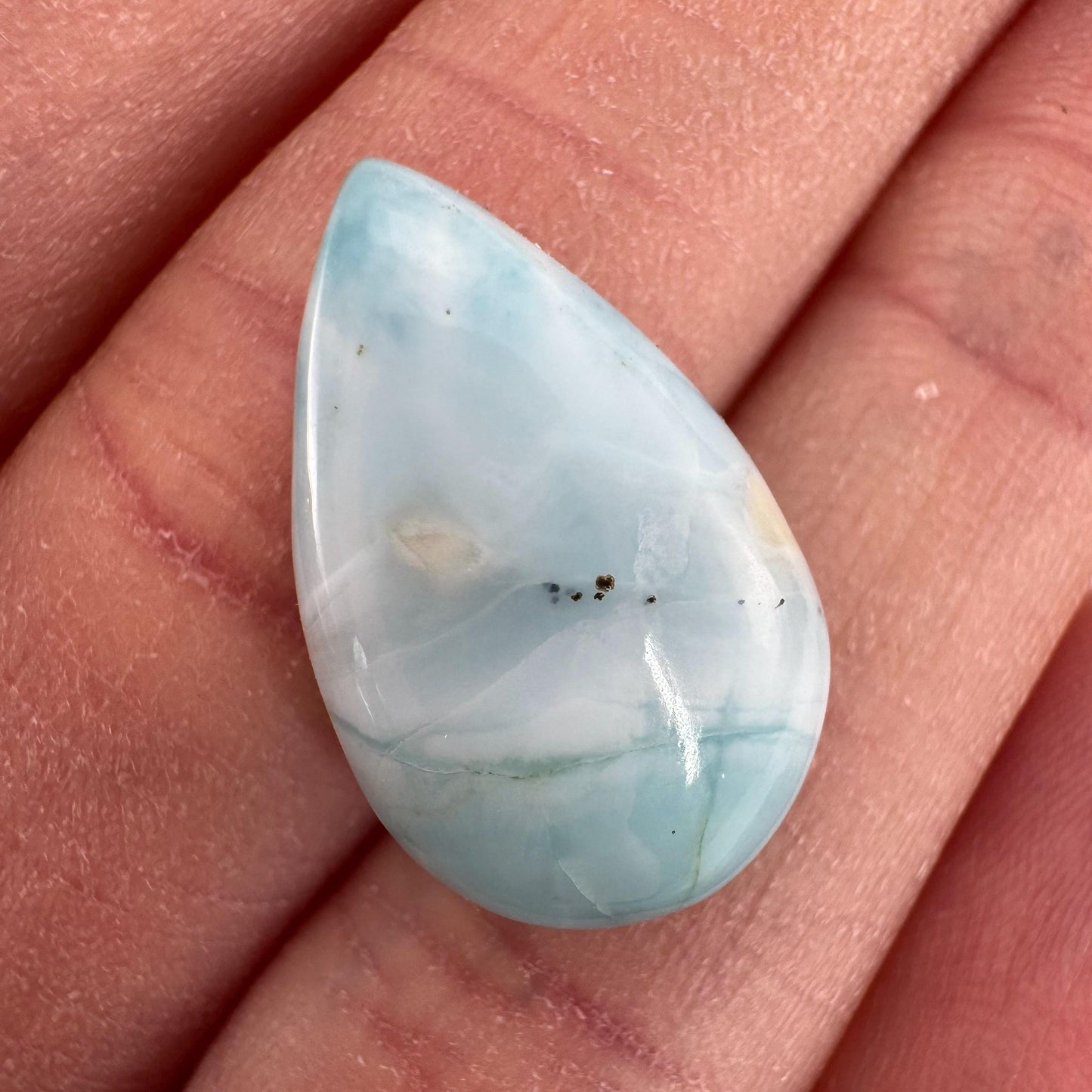 Larimar Cabochon | Natural Blue Gemstone
