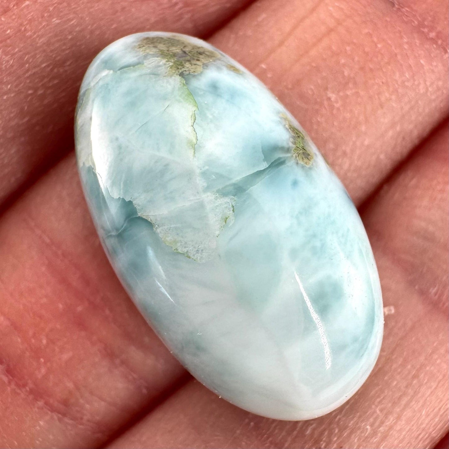 Larimar Cabochon | Natural Blue Gemstone