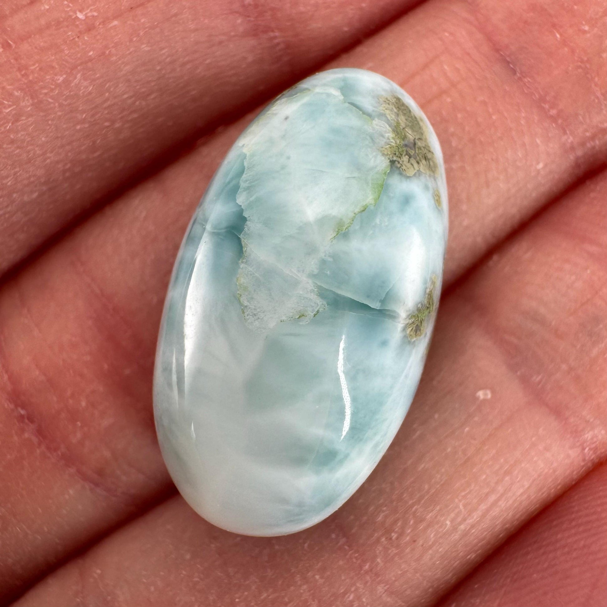 Larimar Cabochon | Natural Blue Gemstone