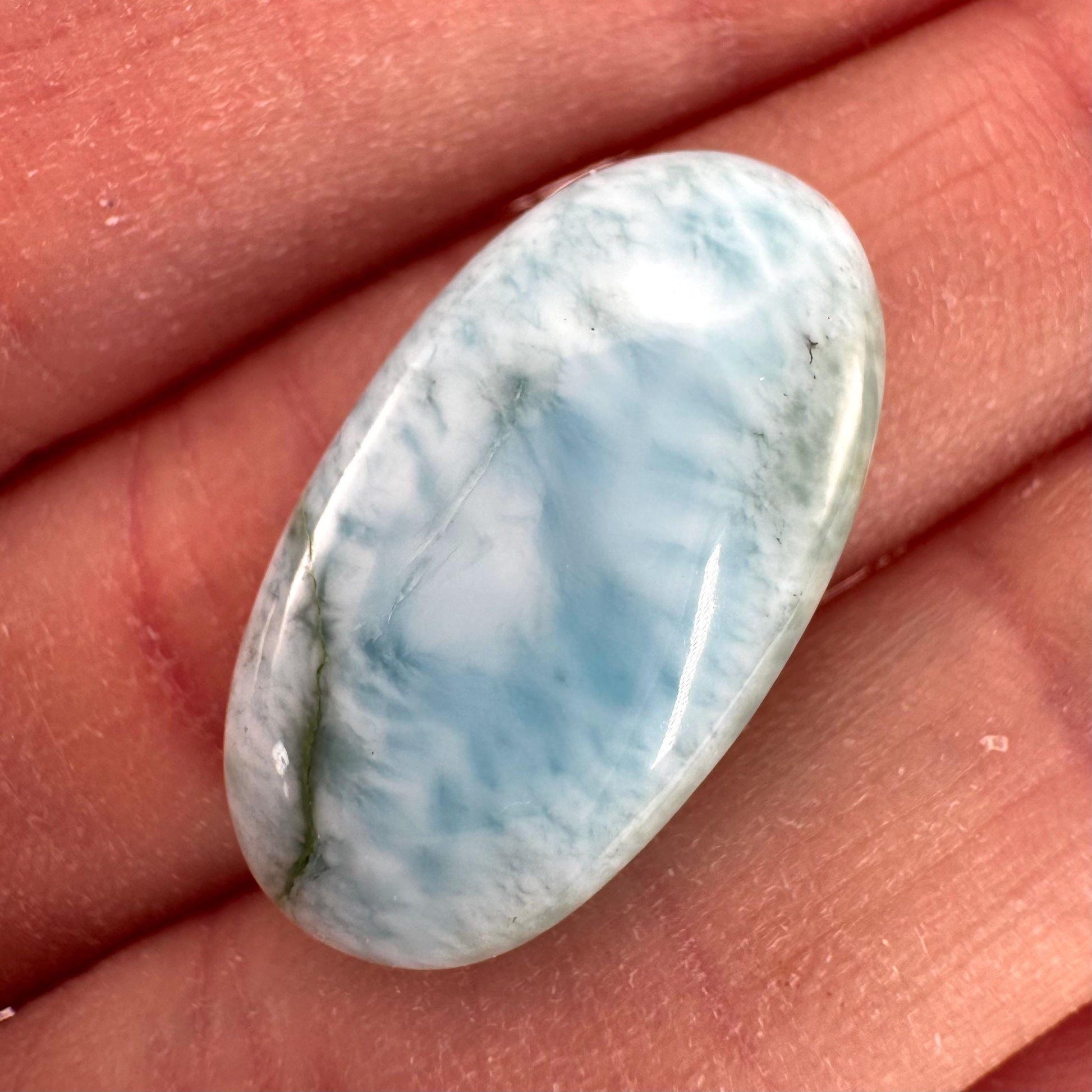 Larimar Cabochon | Natural Blue Gemstone
