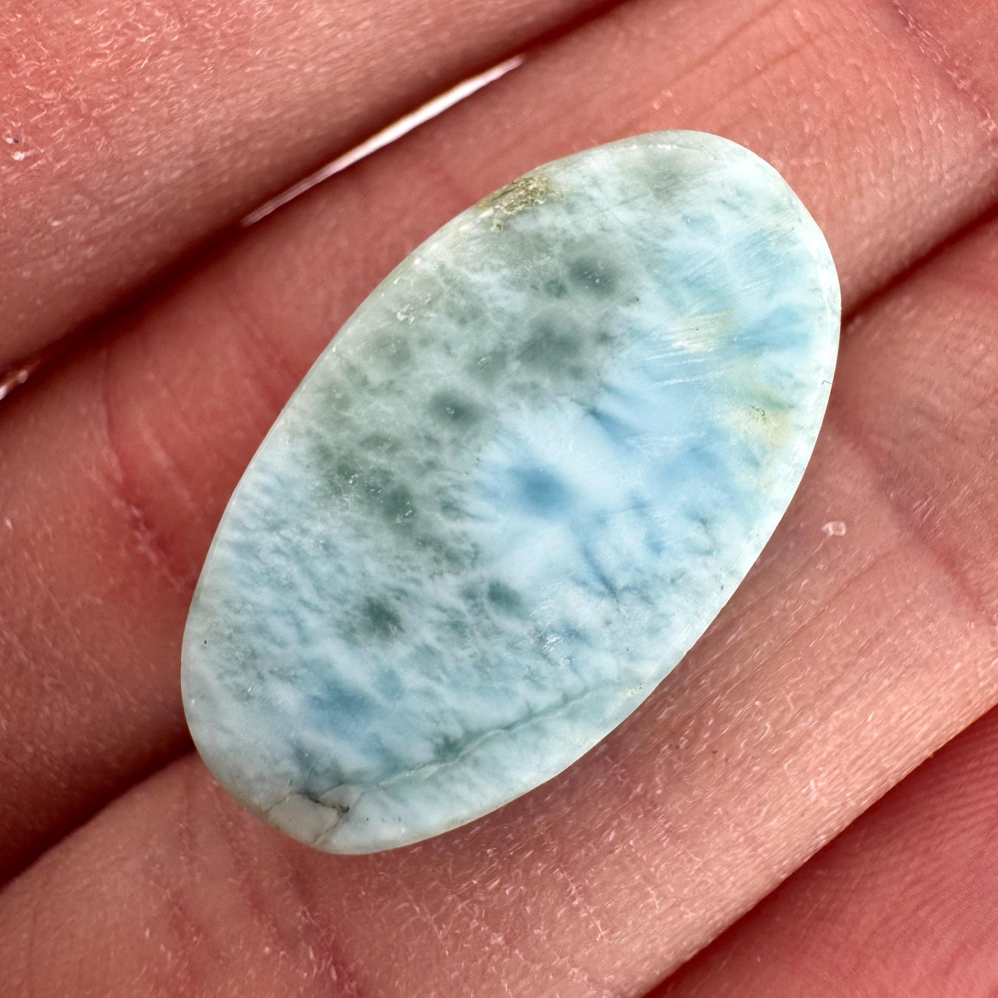 Larimar Cabochon | Natural Blue Gemstone