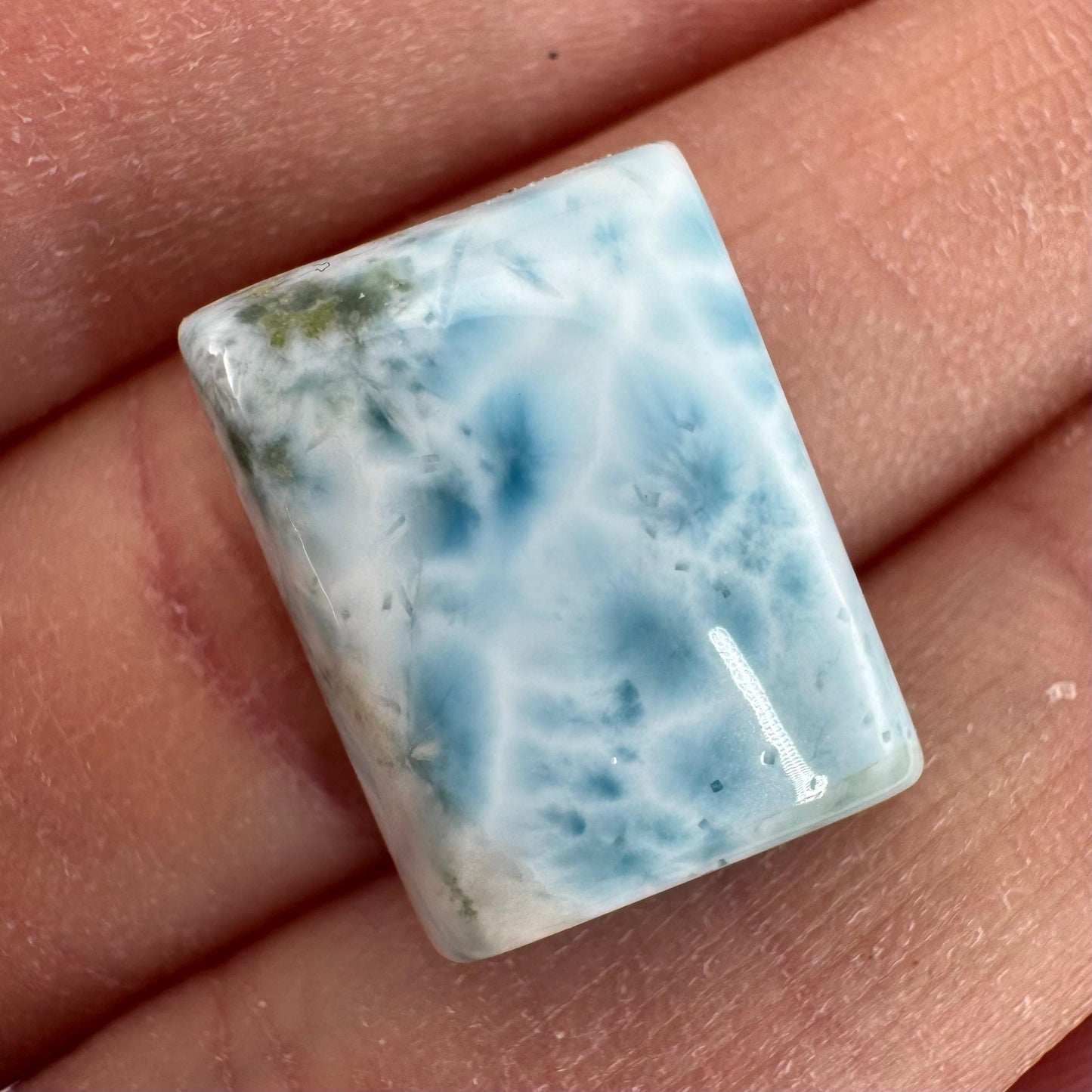 Larimar Cabochon | Natural Blue Gemstone