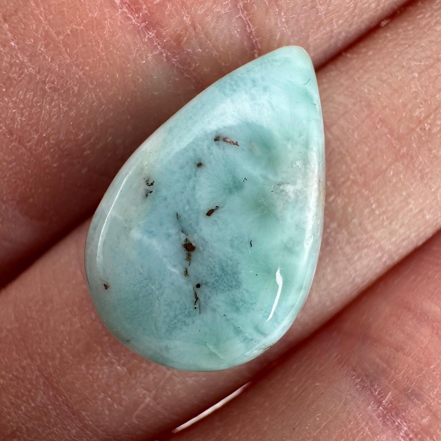 Larimar Cabochon | Natural Blue Gemstone