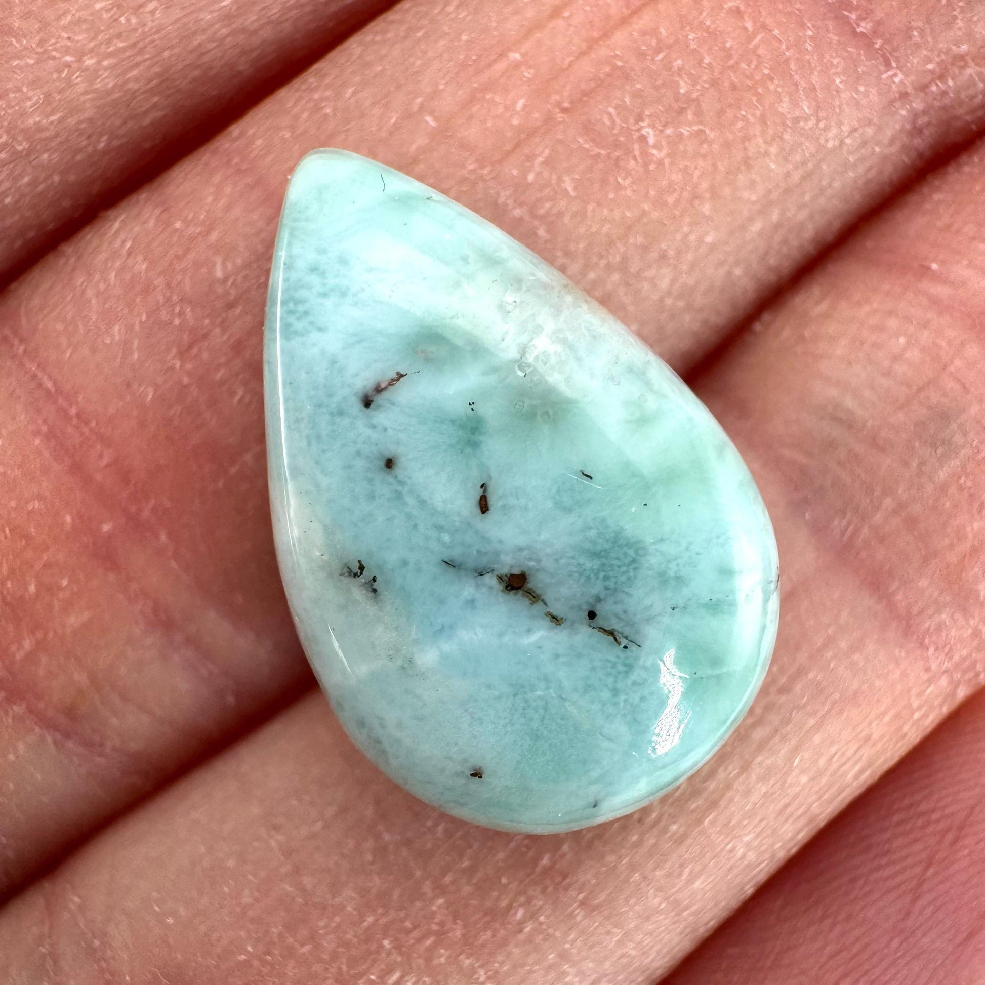 Larimar Cabochon | Natural Blue Gemstone