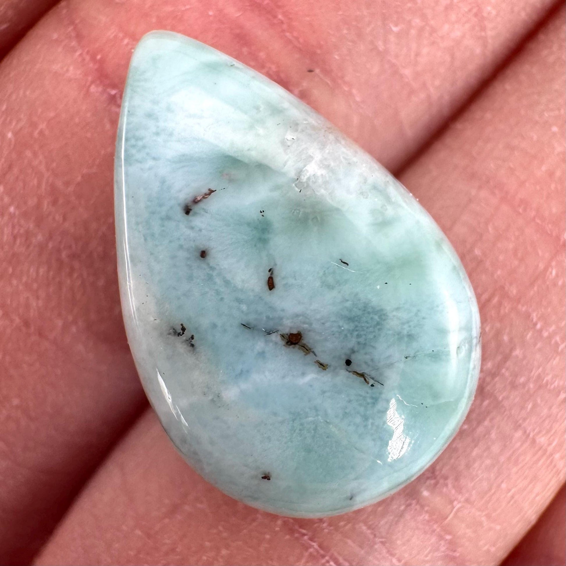 Larimar Cabochon | Natural Blue Gemstone