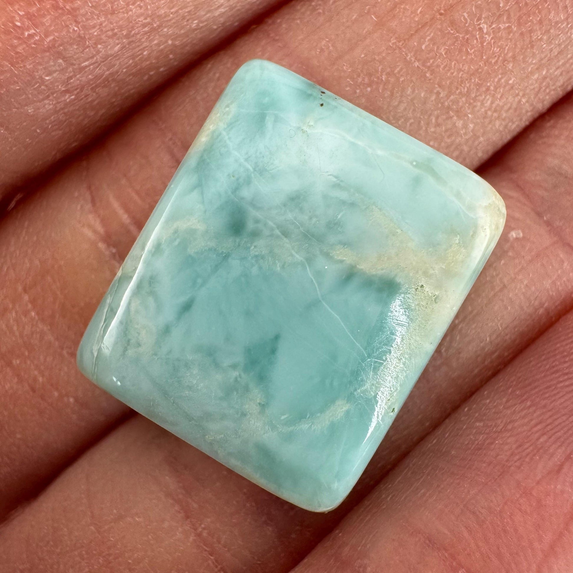 Larimar Cabochon | Natural Blue Gemstone