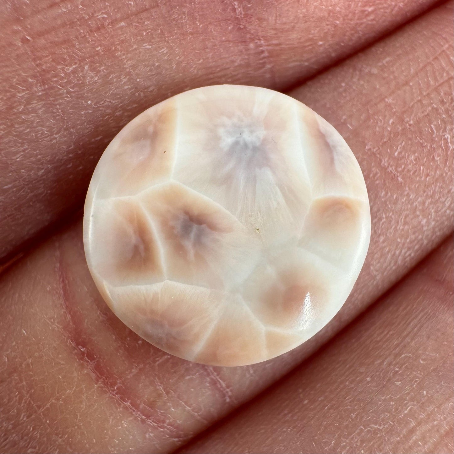 Pink Natrolite Cabochon | Natural Gemstone
