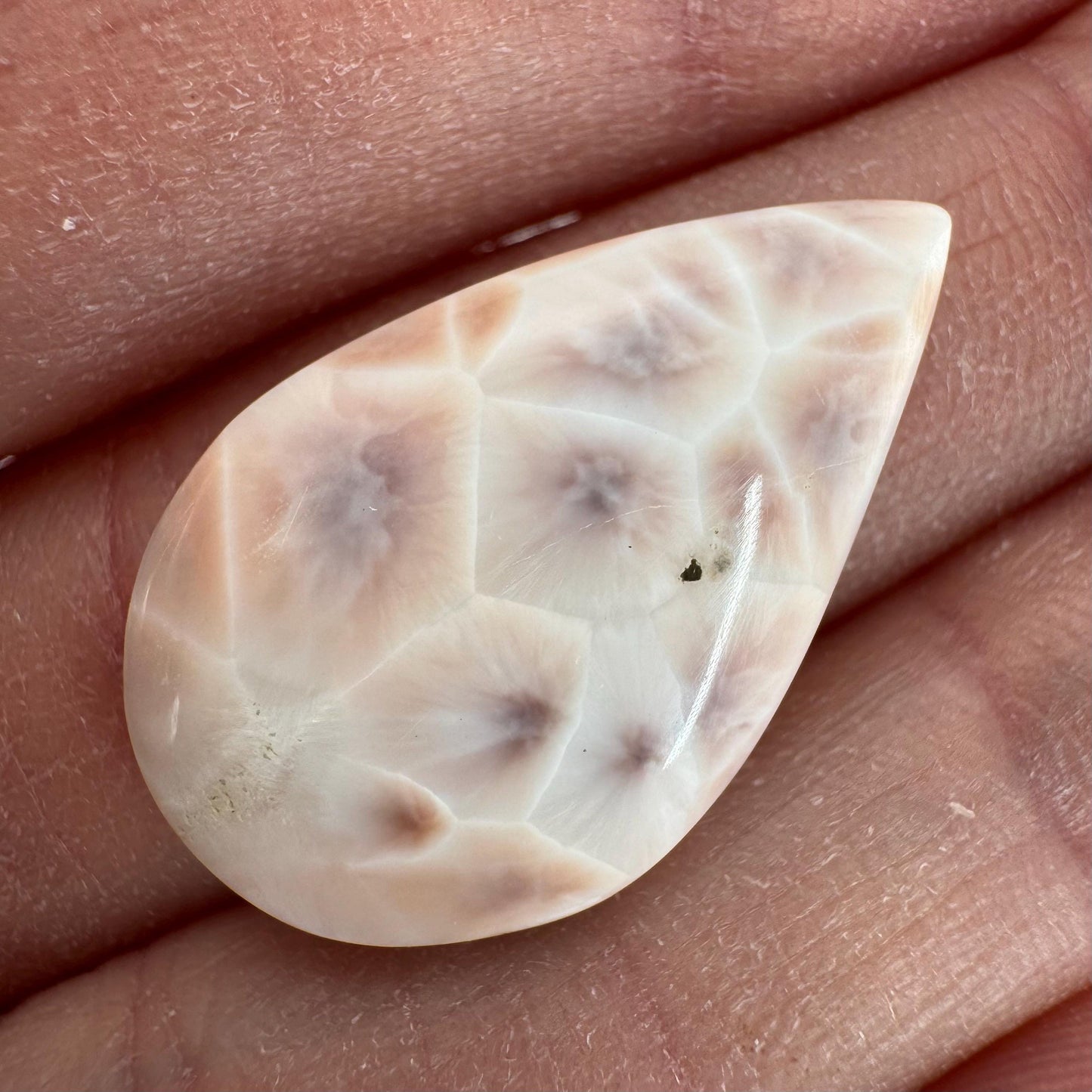 Pink Natrolite Cabochon | Natural Gemstone