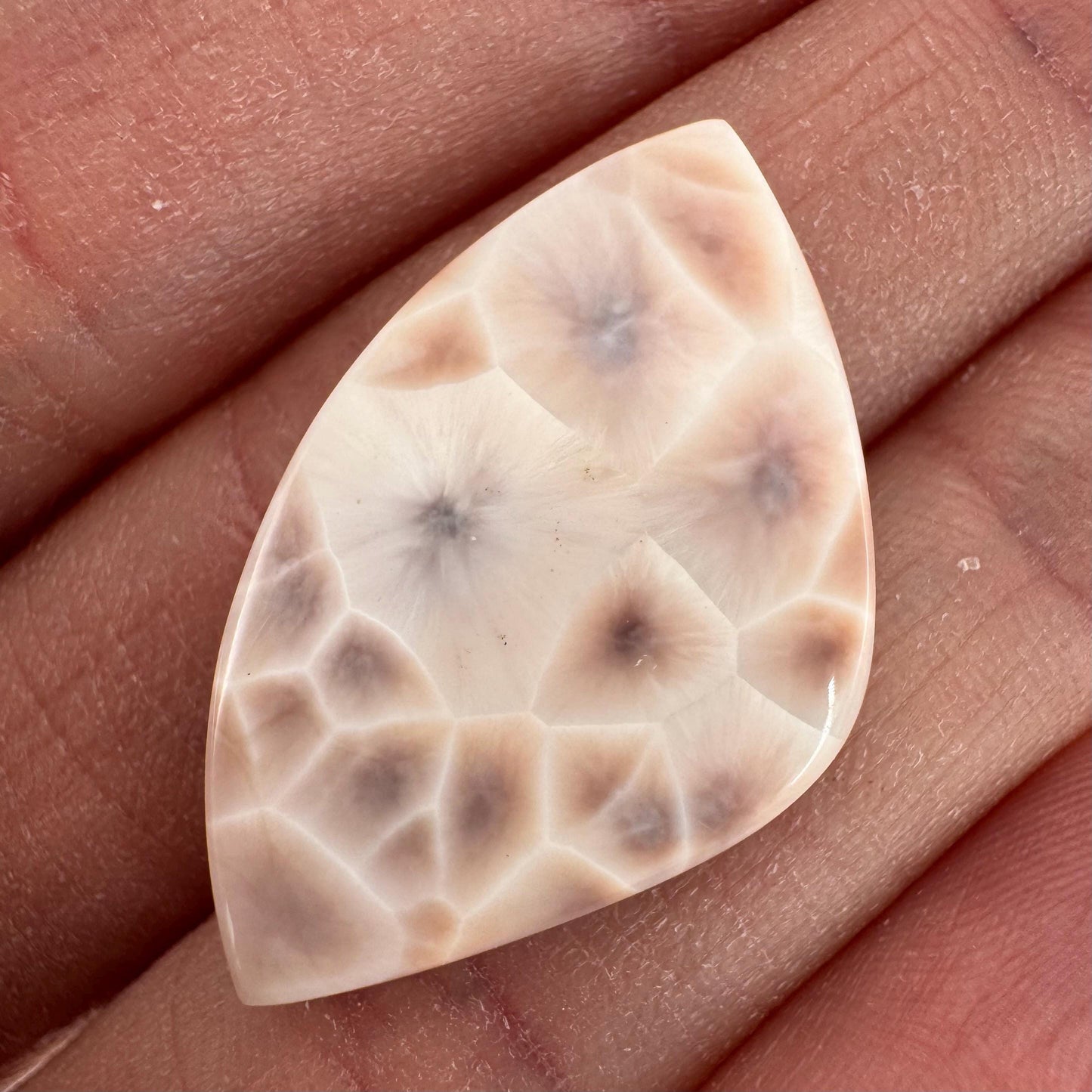 Pink Natrolite Cabochon | Natural Gemstone