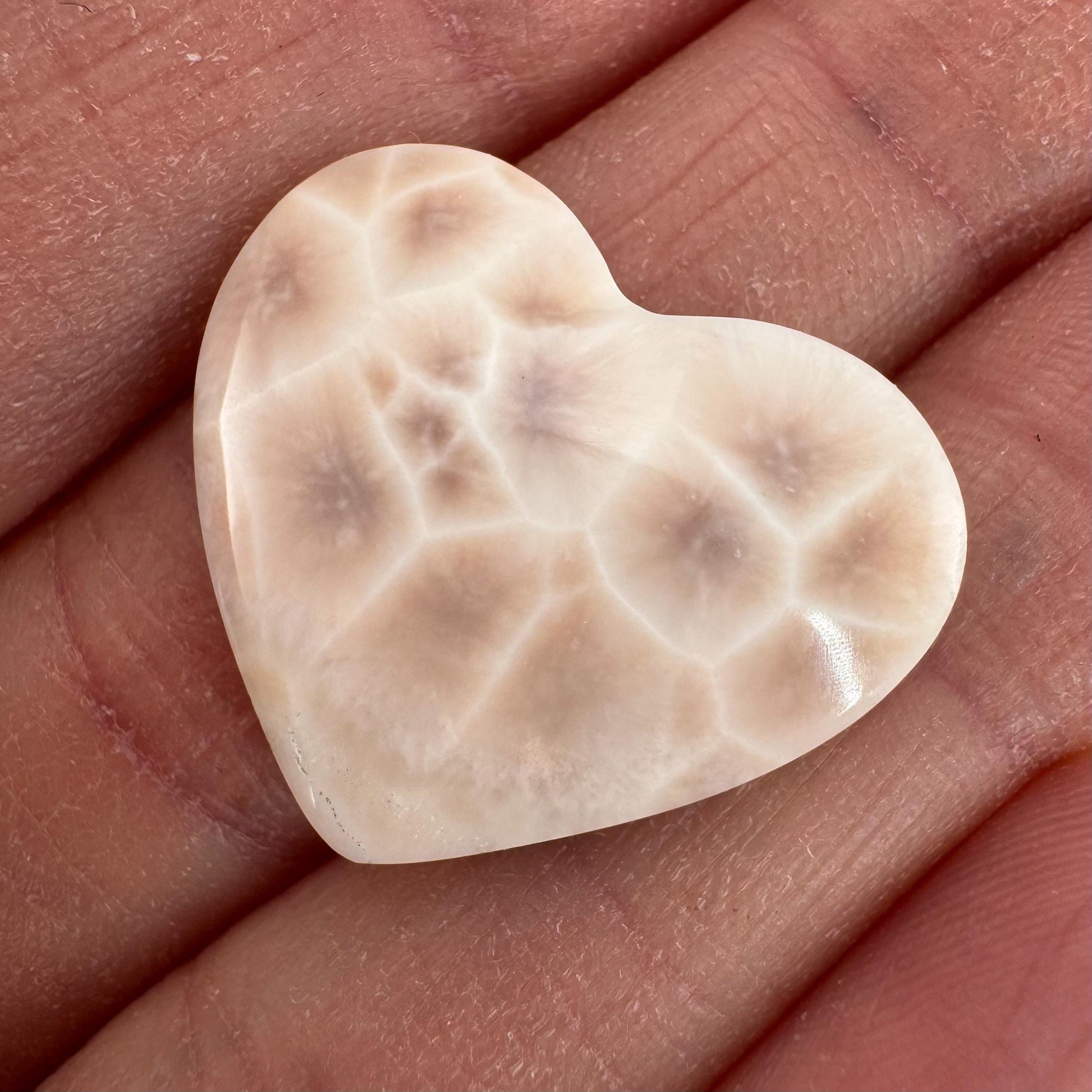 Pink Natrolite Cabochon | Natural Gemstone