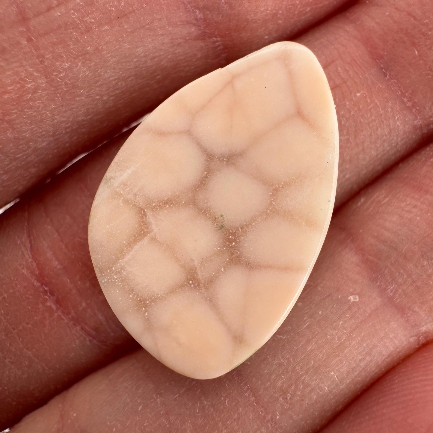 Pink Natrolite Cabochon | Natural Gemstone