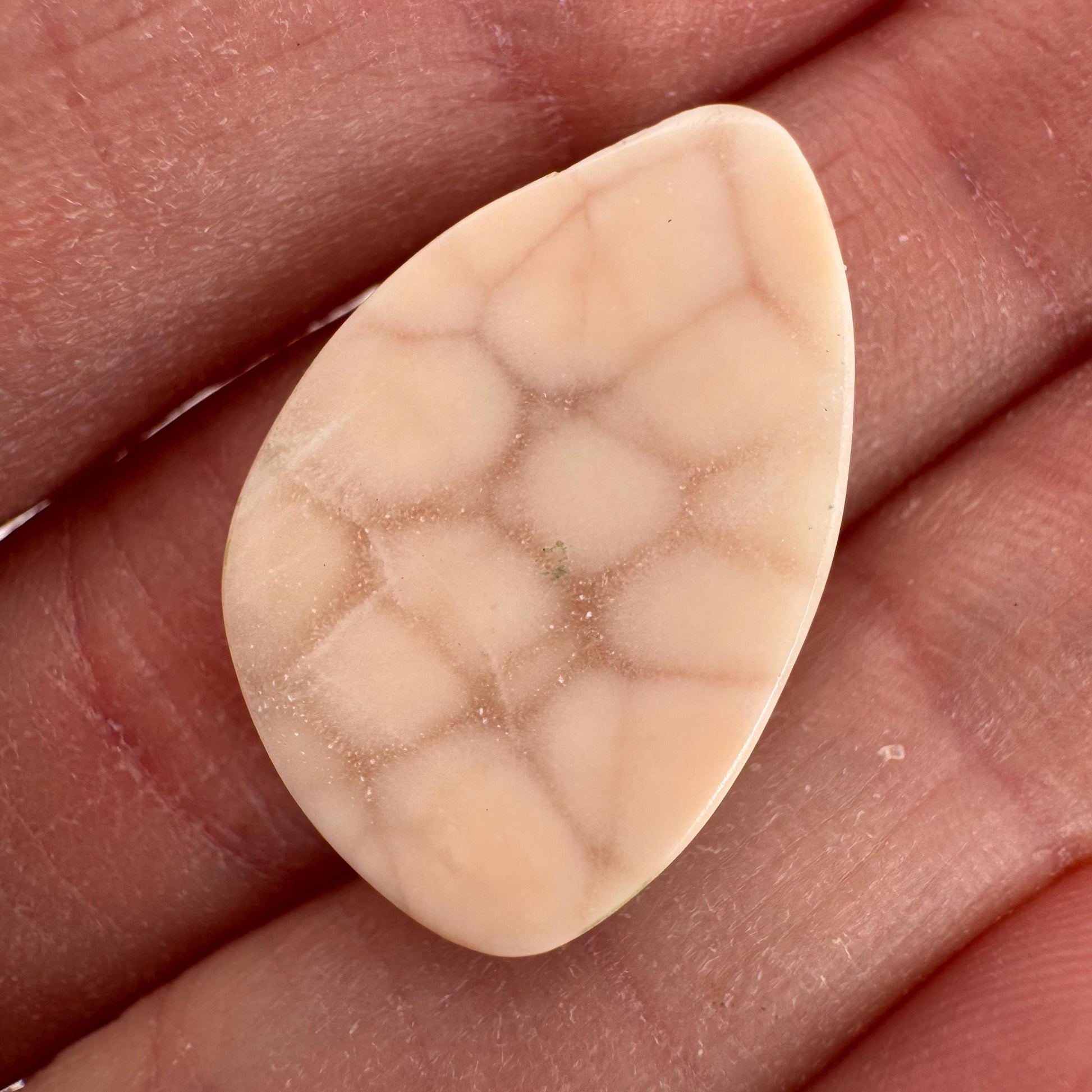 Pink Natrolite Cabochon | Natural Gemstone