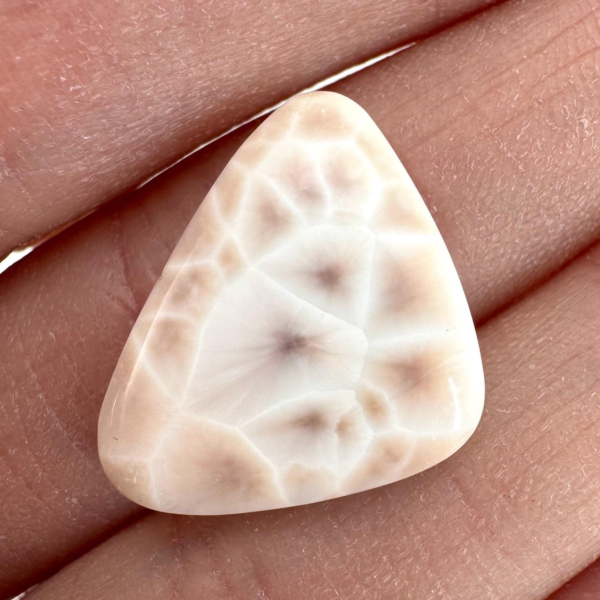 Pink Natrolite Cabochon | Natural Gemstone