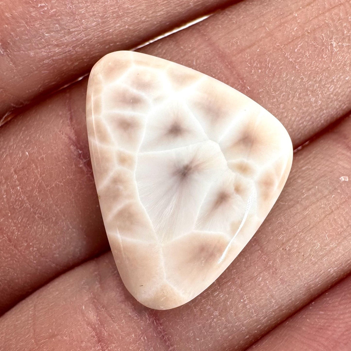 Pink Natrolite Cabochon | Natural Gemstone