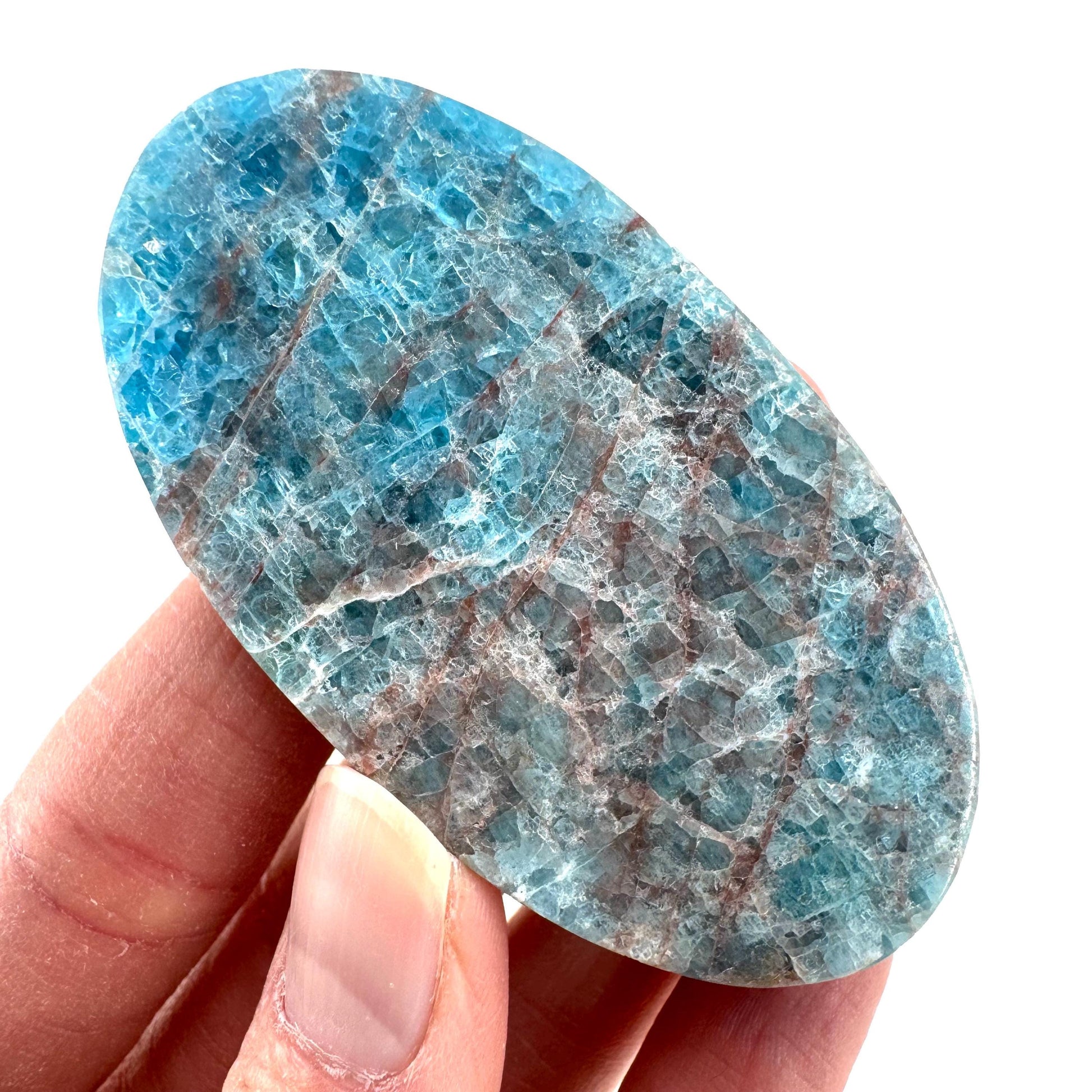 Blue Apatite Cabochon | Crystal Gemstone
