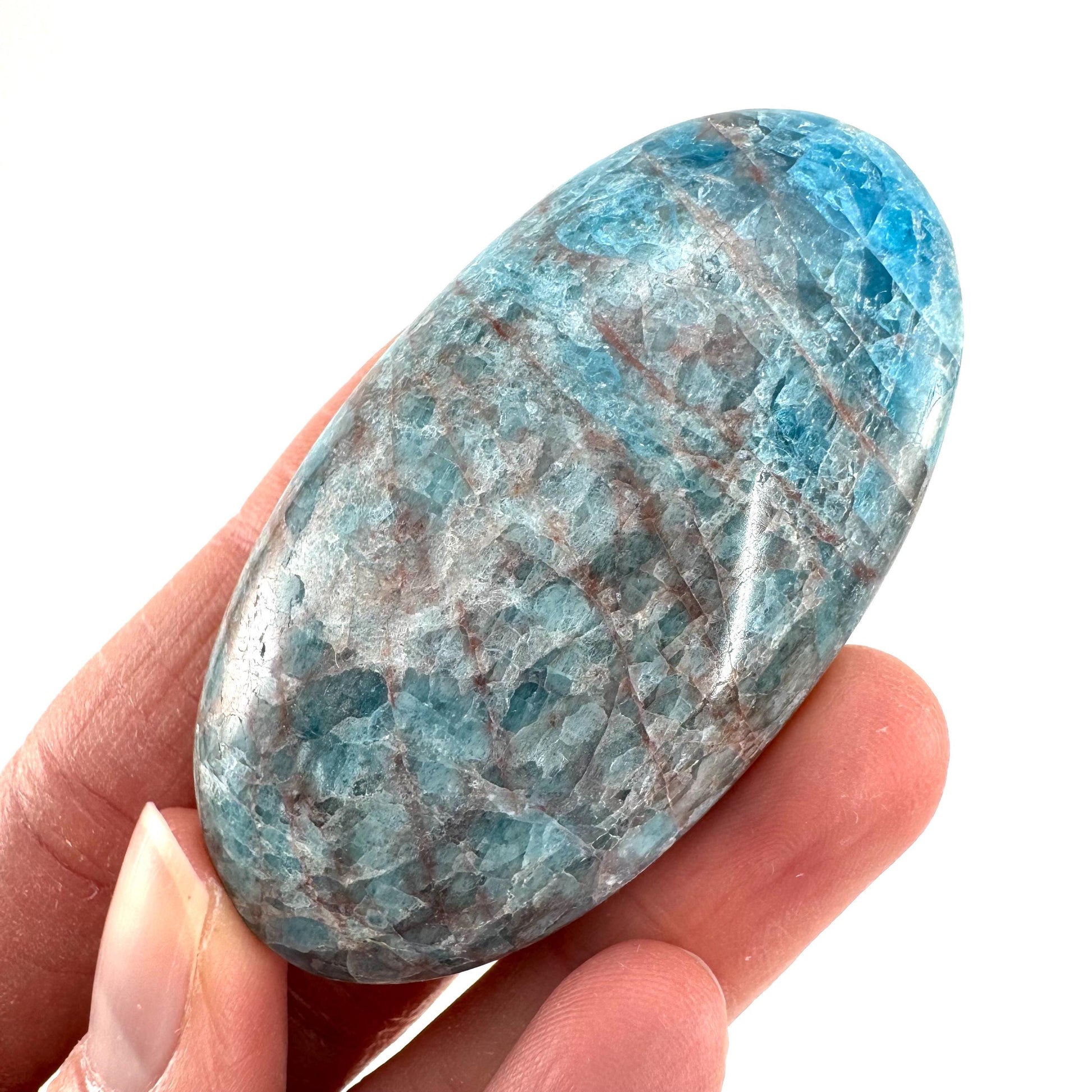 Blue Apatite Cabochon | Crystal Gemstone