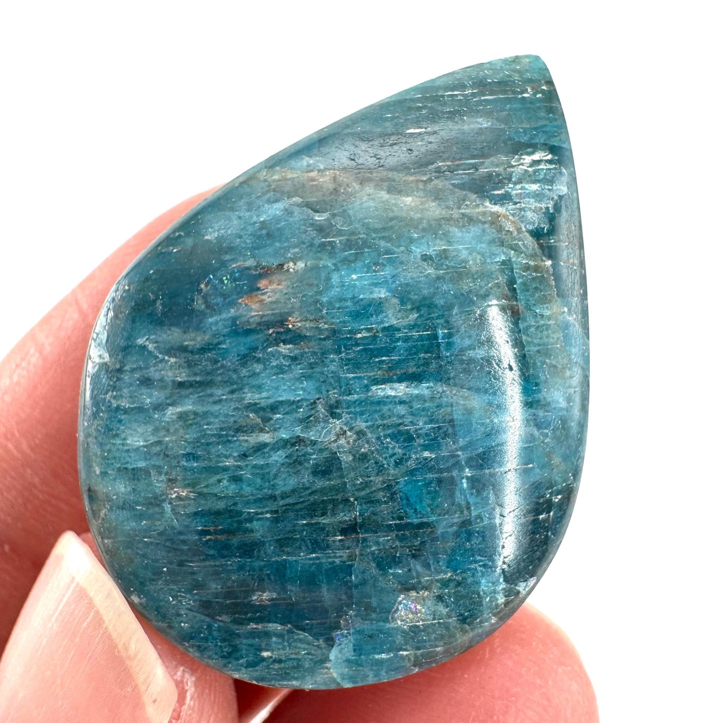 Blue Apatite Cabochon | Crystal Gemstone