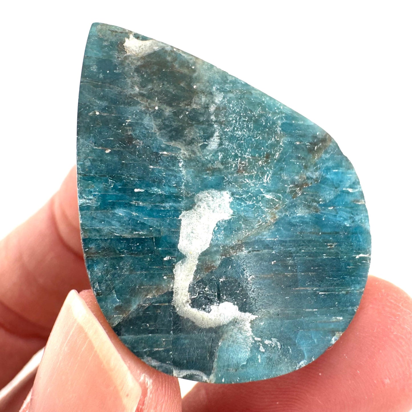 Blue Apatite Cabochon | Crystal Gemstone