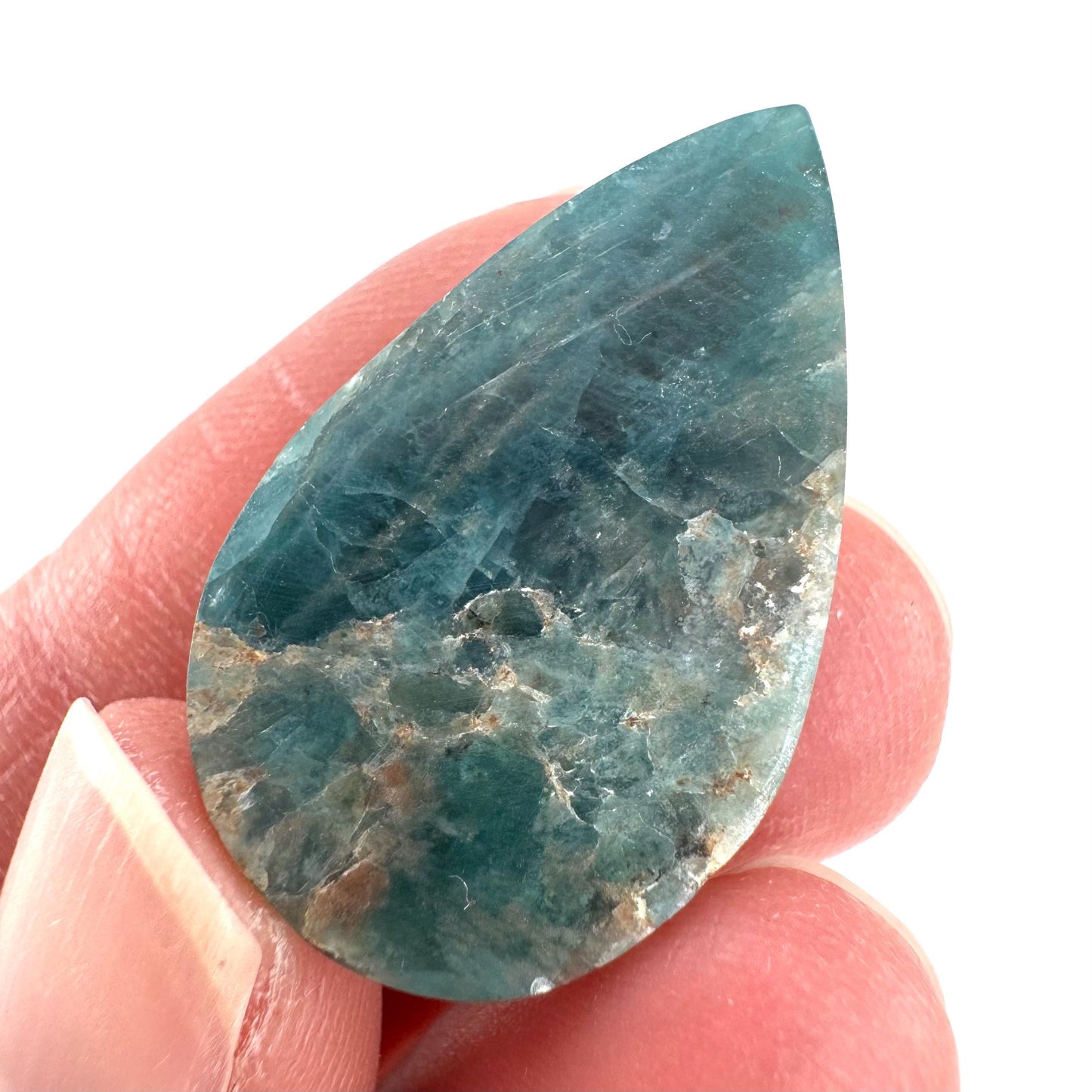 Blue Apatite Cabochon | Crystal Gemstone