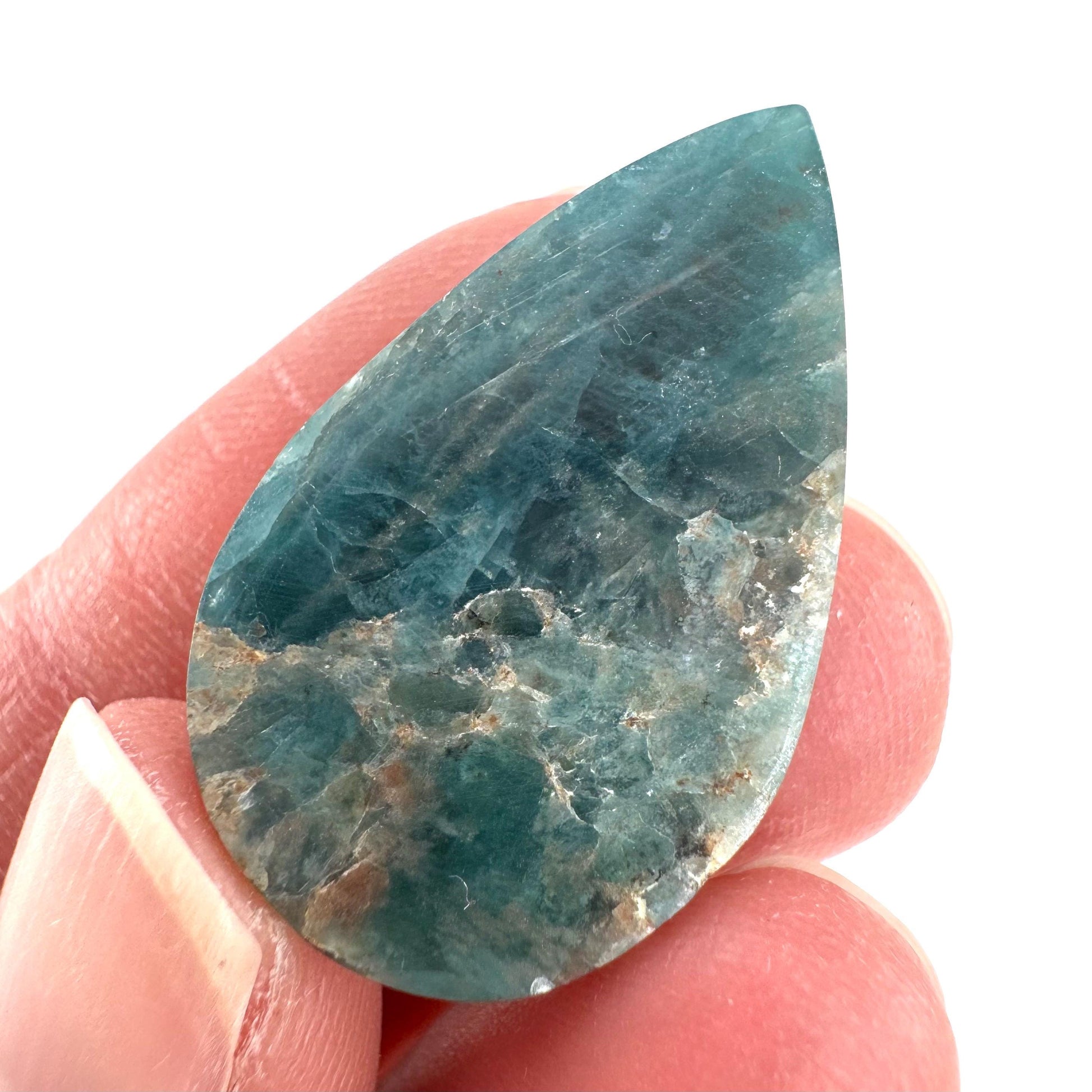 Blue Apatite Cabochon | Crystal Gemstone