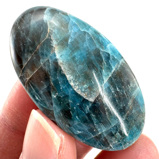 Blue Apatite Cabochon | Crystal Gemstone