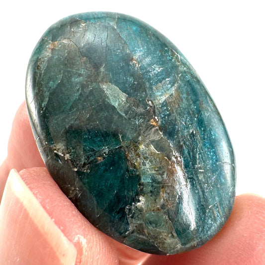 Blue Apatite Cabochon | Crystal Gemstone