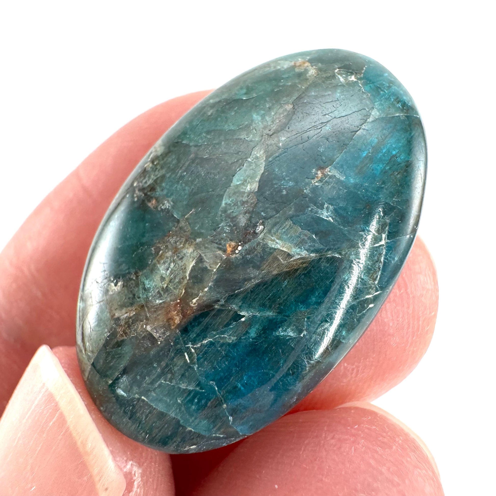 Blue Apatite Cabochon | Crystal Gemstone