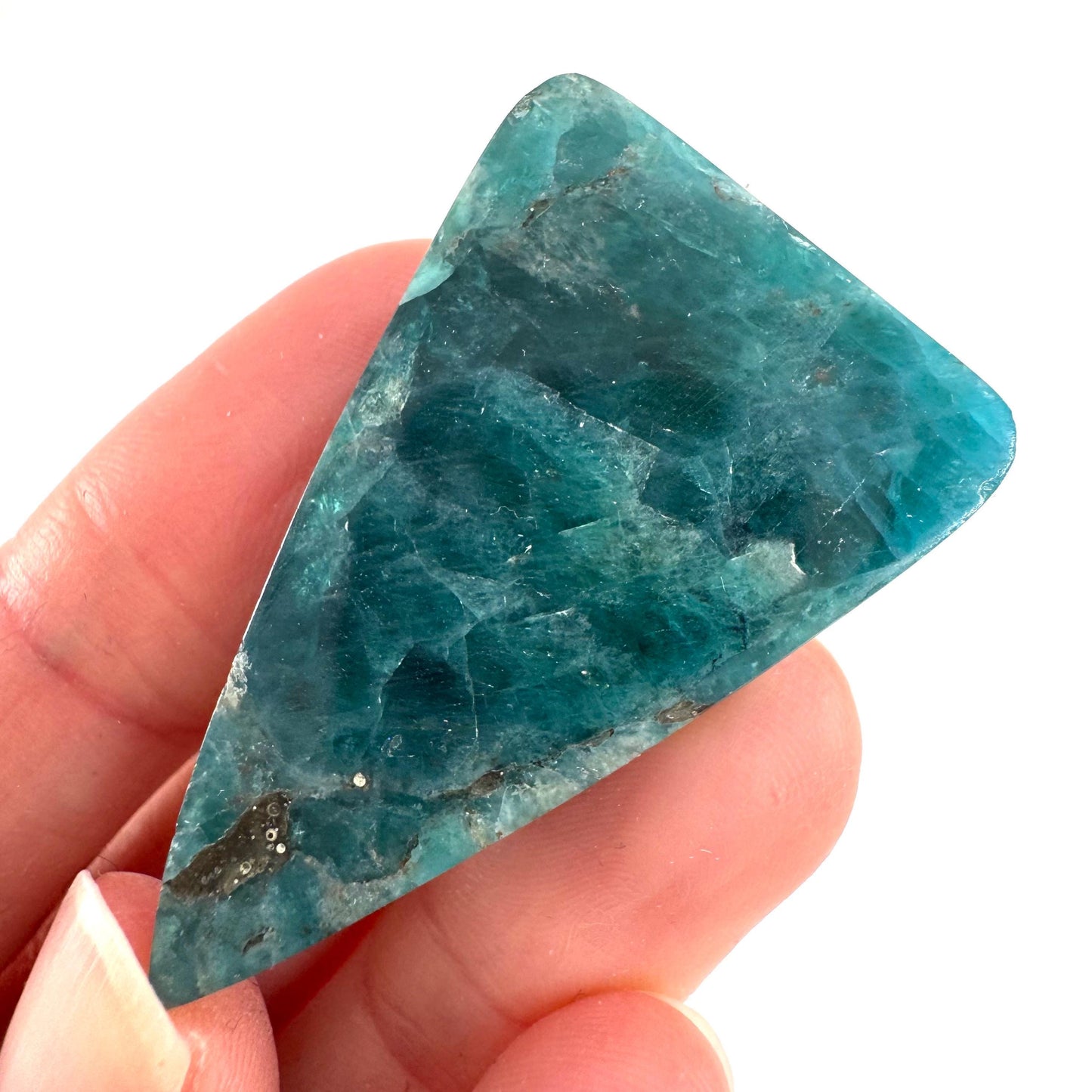 Blue Apatite Cabochon | Crystal Gemstone