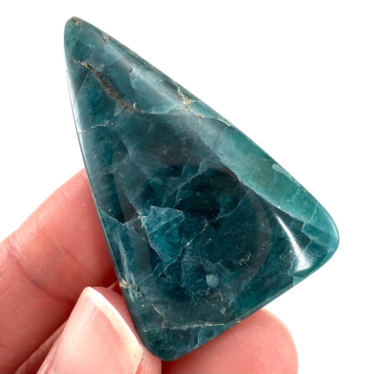 Blue Apatite Cabochon | Crystal Gemstone