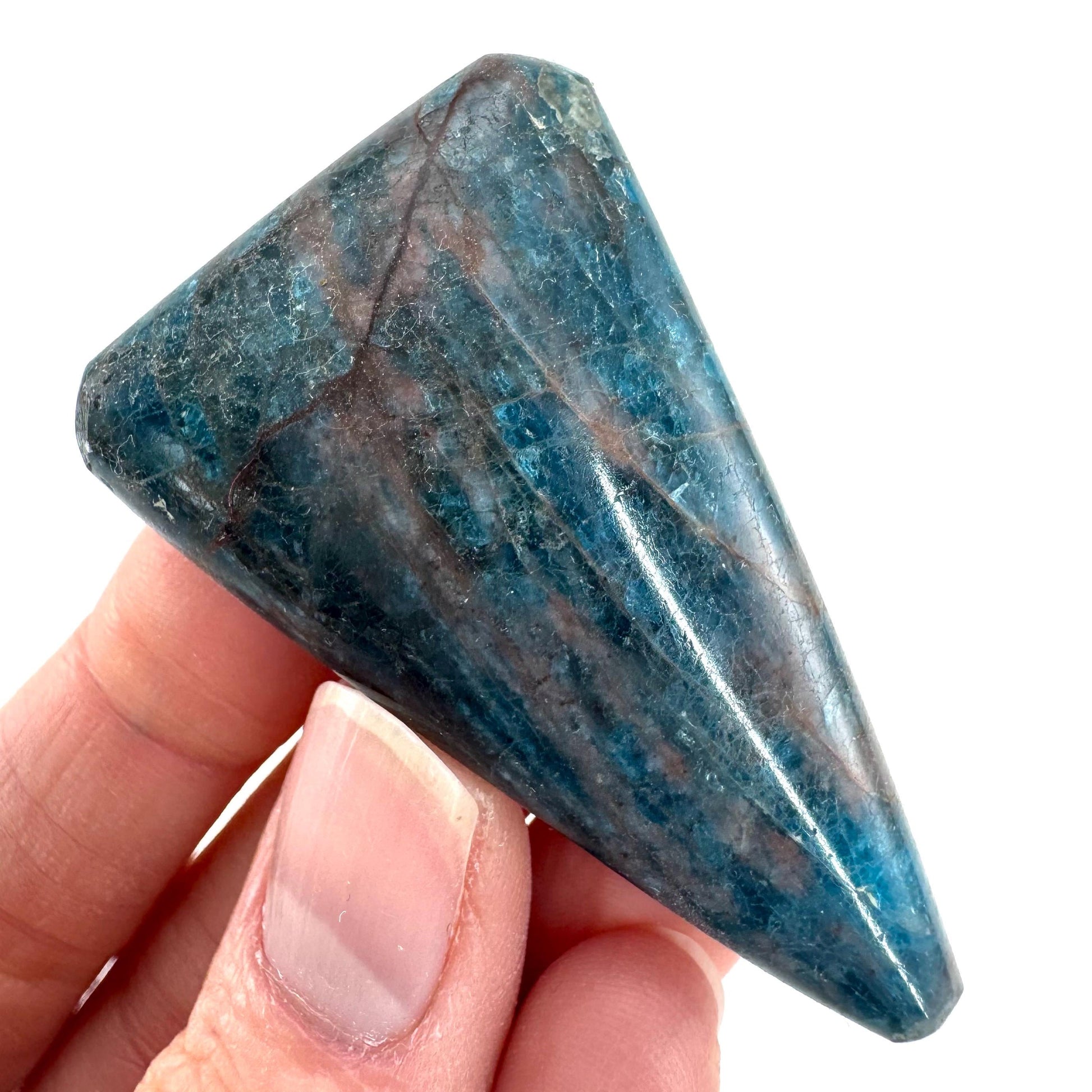 Blue Apatite Cabochon | Crystal Gemstone