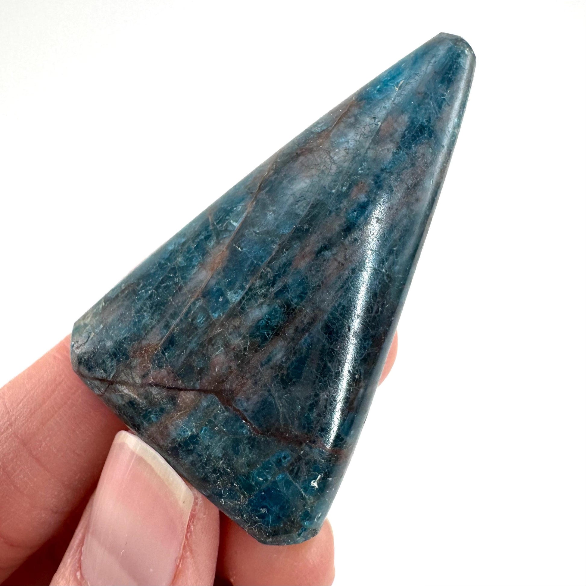 Blue Apatite Cabochon | Crystal Gemstone