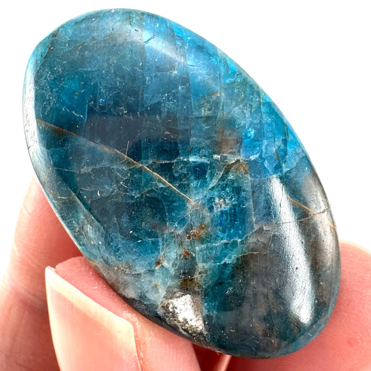 Blue Apatite Cabochon | Crystal Gemstone