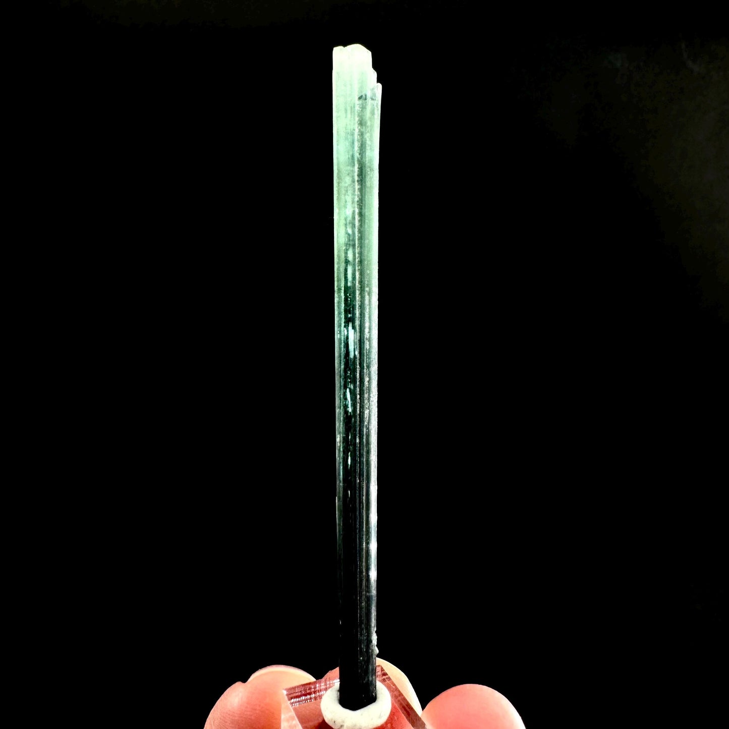 Indicolite Tourmaline Crystal | Natural Blue-Green Mineral Specimen from Pakistan