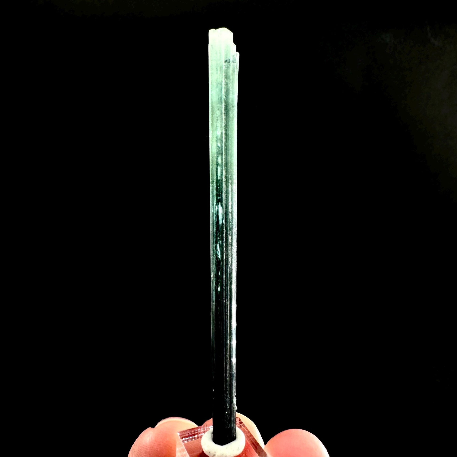 Indicolite Tourmaline Crystal | Natural Blue-Green Mineral Specimen from Pakistan