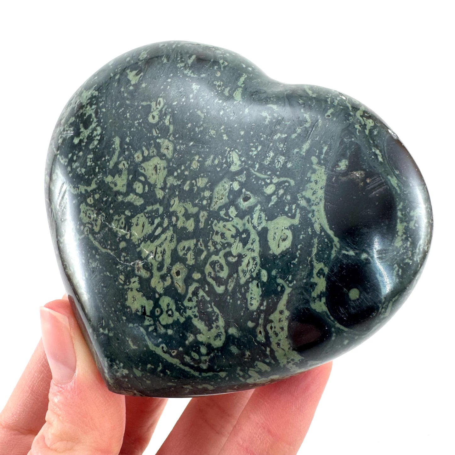 Kambaba Jasper Heart | Polished Crystal Decor