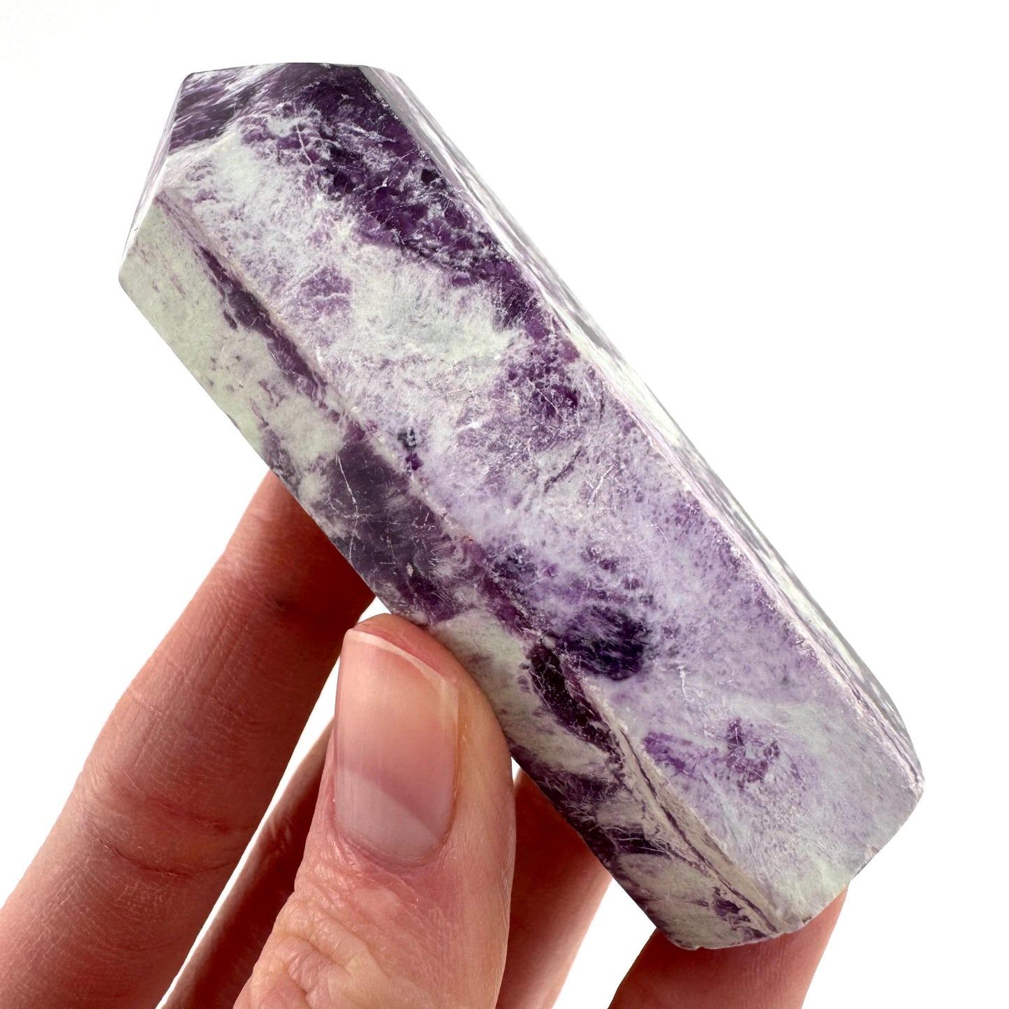 Kammererite Crystal Point | Polished Tower Wand