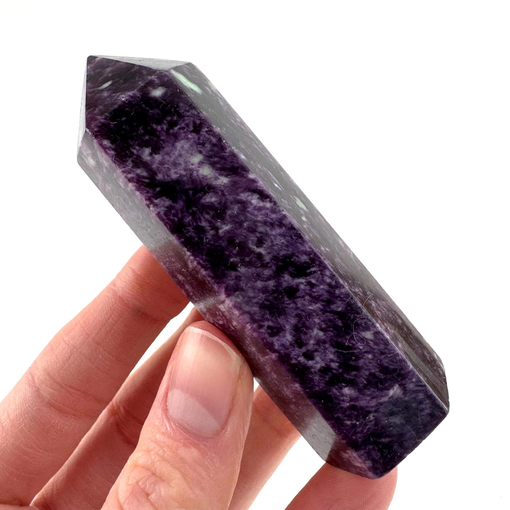 Kammererite Crystal Point | Polished Tower Wand